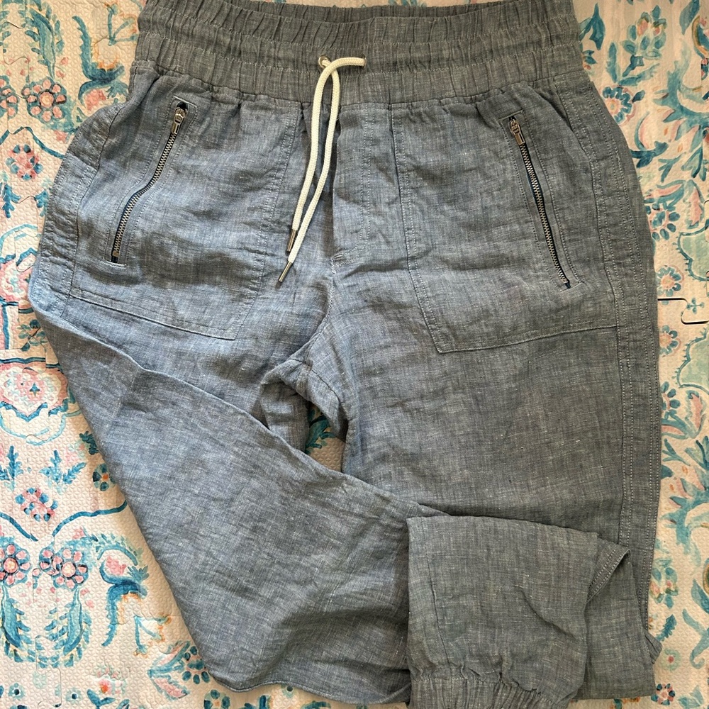 Athleta linen joggers